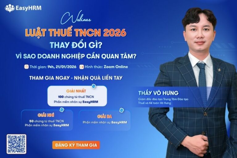 [Webinar] Luật thuế TNCN 2026 thay đổi gì và vì sao doanh nghiệp cần quan tâm?