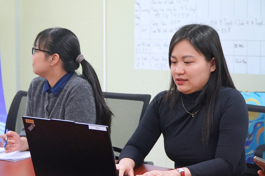 Đại diện bộ phận nhân sự của Orchem Vina