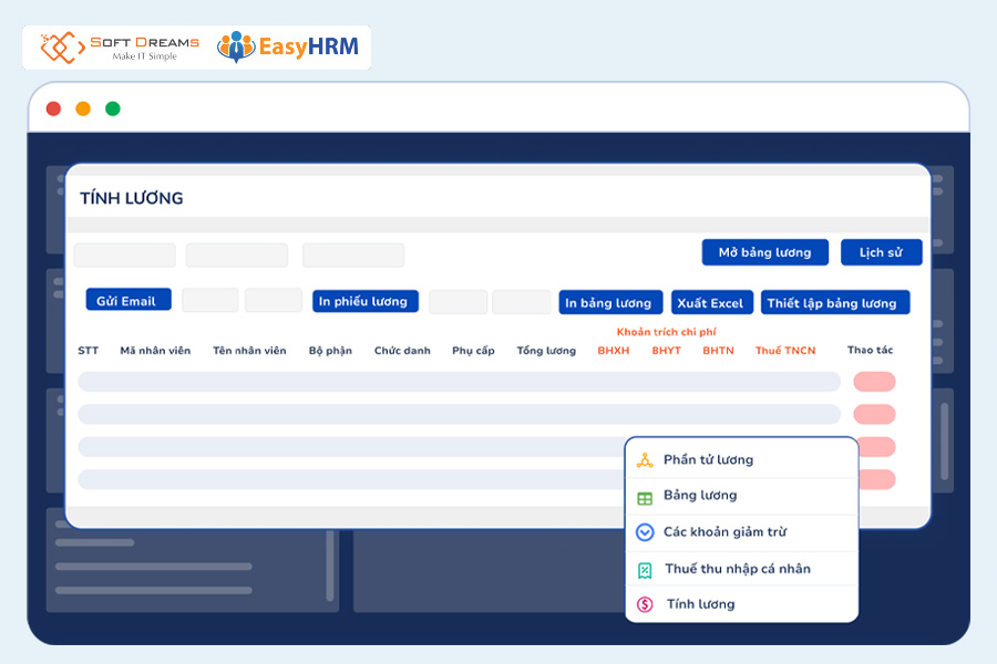 Quản lý ngày công và tính lương hiệu quả cùng phần mềm EasyHRM