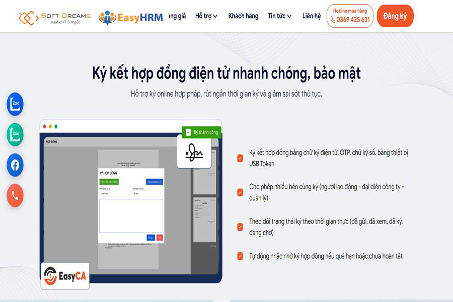 Phần mềm lao động điện tử EasyHRM luôn bảo mật và tuân thủ pháp lý