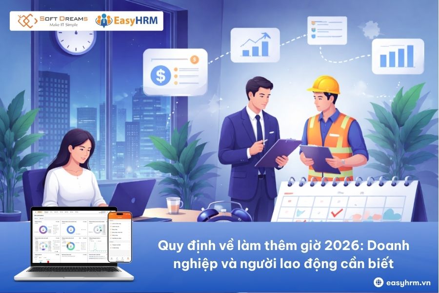 Quy định về làm thêm giờ 2026: Doanh nghiệp và người lao động cần biết