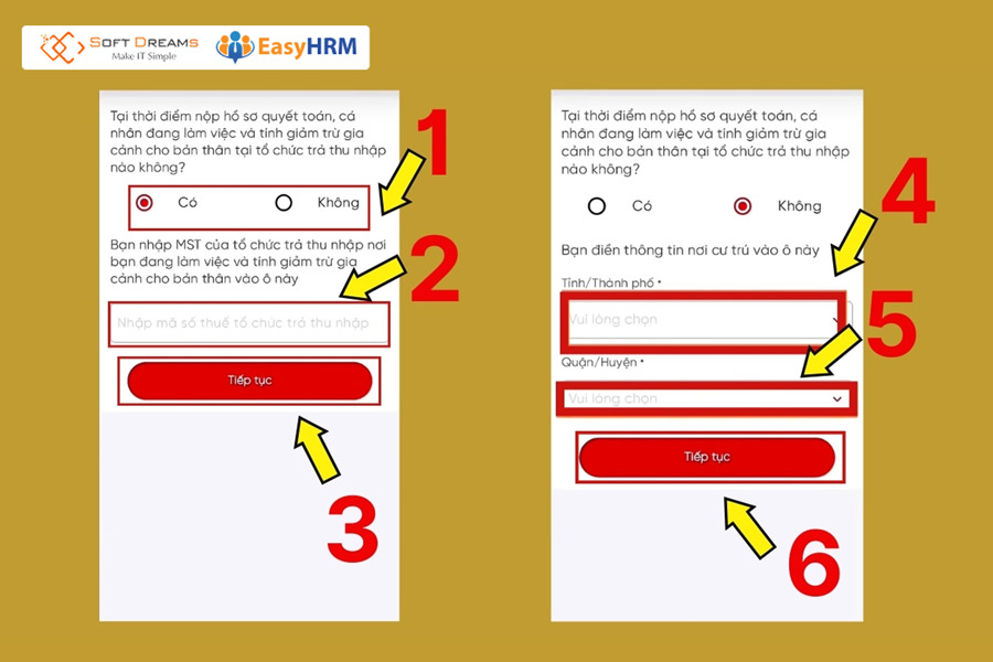 Bước 3: Hoàn thiện hồ sơ và đính kèm tài liệu