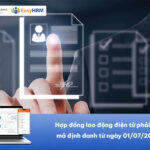 Hợp đồng lao động điện tử phải gắn mã định danh từ ngày 01/07/2026