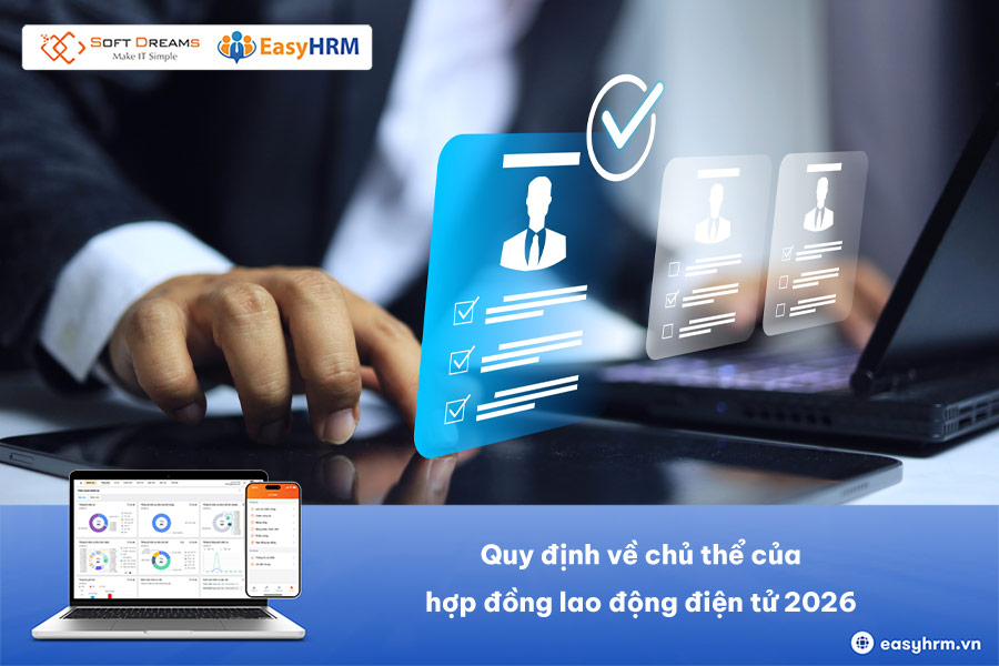 Quy định về chủ thể của hợp đồng lao động điện tử 2026