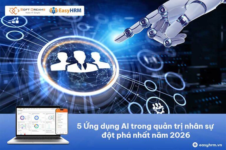 5 Ứng dụng AI trong quản trị nhân sự đột phá nhất năm 2026