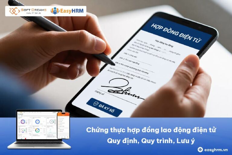 Chứng thực hợp đồng lao động điện tử: Quy định, Quy trình, Lưu ý