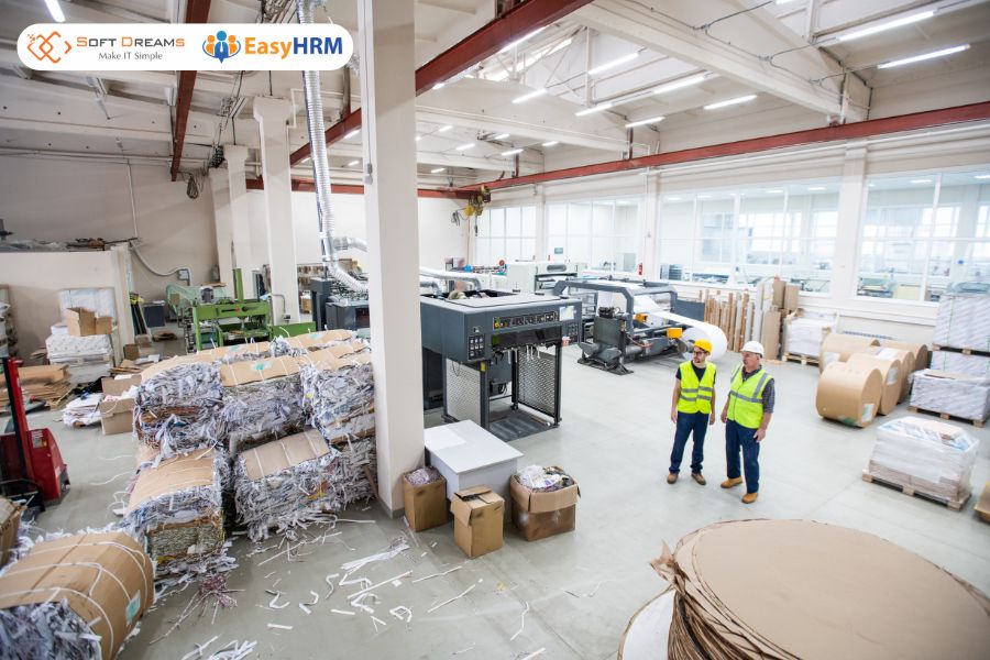 Nhà máy sản xuất có quy mô nhân sự lớn