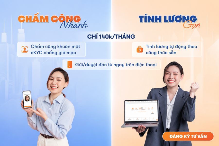 Phần mềm chấm công chuyên nghiệp, giá rẻ EasyHRM