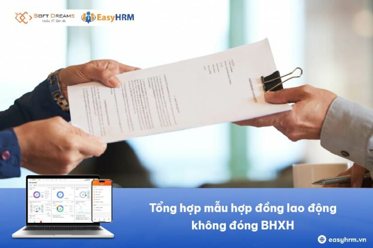 Tổng hợp mẫu hợp đồng lao động không đóng BHXH [MỚI NHẤT]