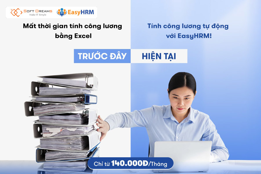 EasyHRM thay thế phương pháp chấm công truyền thống