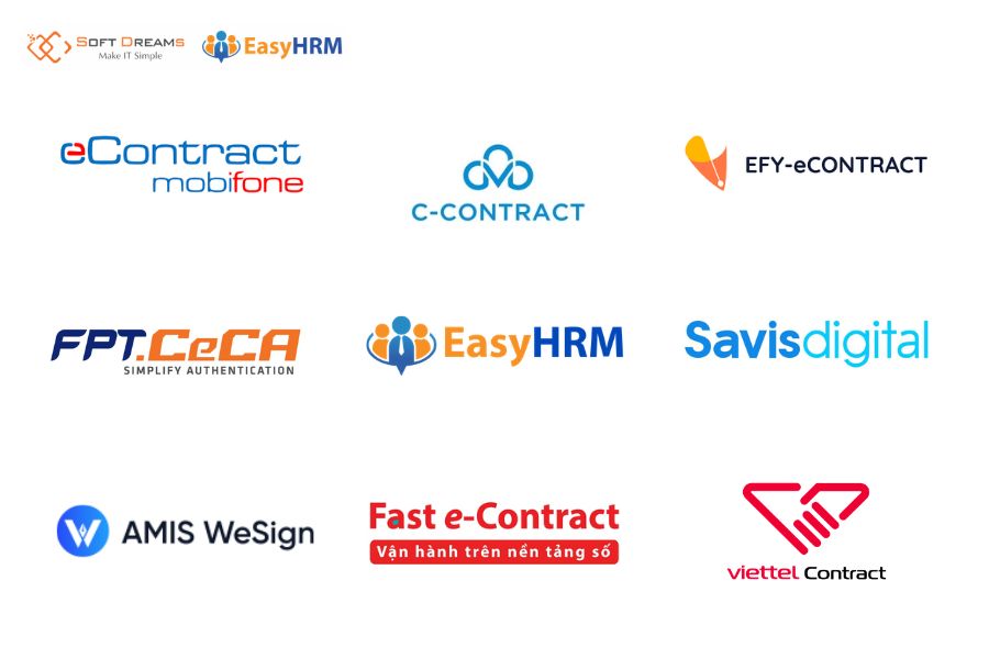 Các nhà cung cấp econtract trên thị trường