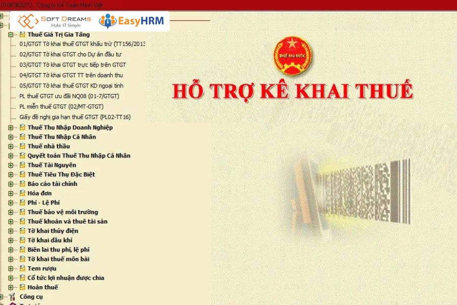  Tra cứu mã số thuế người phụ thuộc trên phần mềm hỗ trợ kê khai