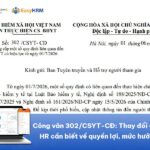 Công văn 302/CSYT-CĐ: Thay đổi quan trọng HR cần biết về quyền lợi, mức hưởng BHYT