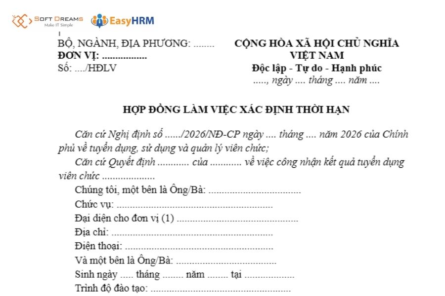 Mẫu hợp đồng số 02