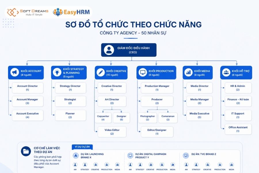 Mô hình tổ chức theo dự án