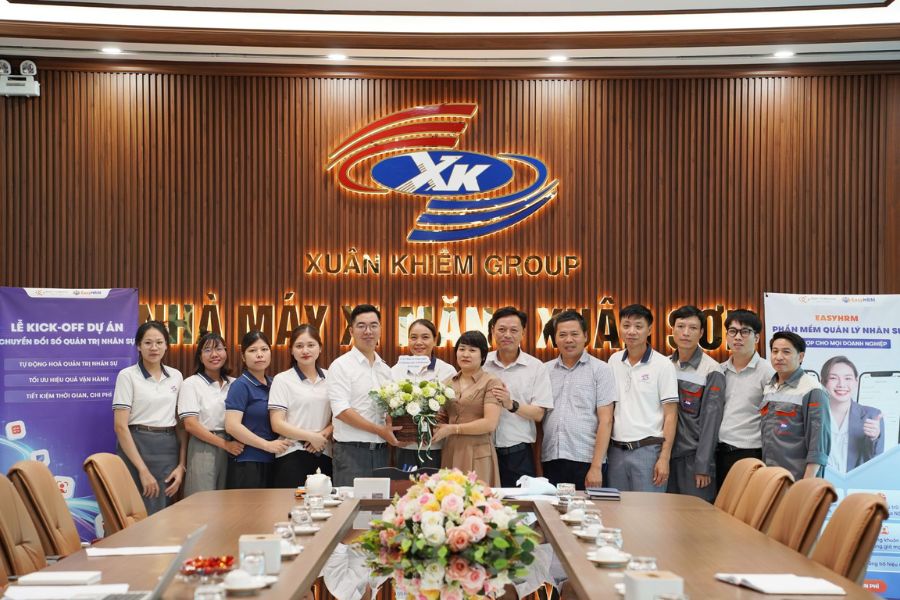 EasyHRM và Xi măng Xuân Sơn tại buổi làm việc ngày 31/7