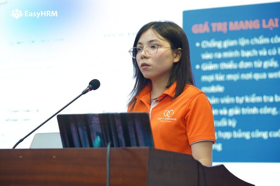 Chị Hà Lê Hà, chuyên viên đào tạo, Softdreams