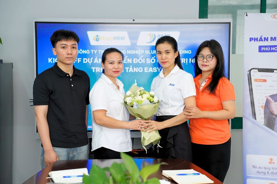 EasyHRM tiếp tục đồng hành cùng BlueView qua từng chu kỳ vận hành
