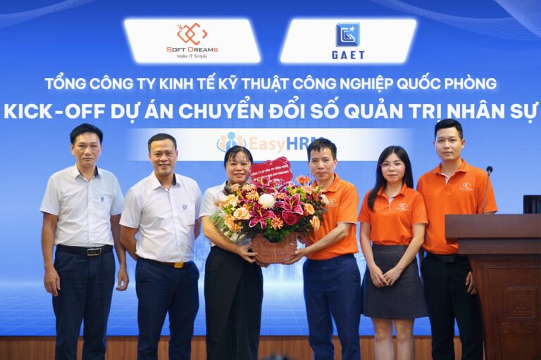 EasyHRM x Tổng công ty Kinh tế Kỹ thuật Công nghiệp Quốc phòng (GAET) Số hoá chấm công cho lực lượng làm việc ngoài hiện trường