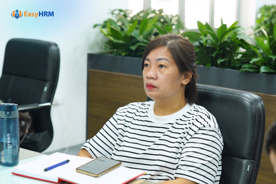 Chị Lê Thị Huyên, Trưởng phòng Hành chính, APLACO