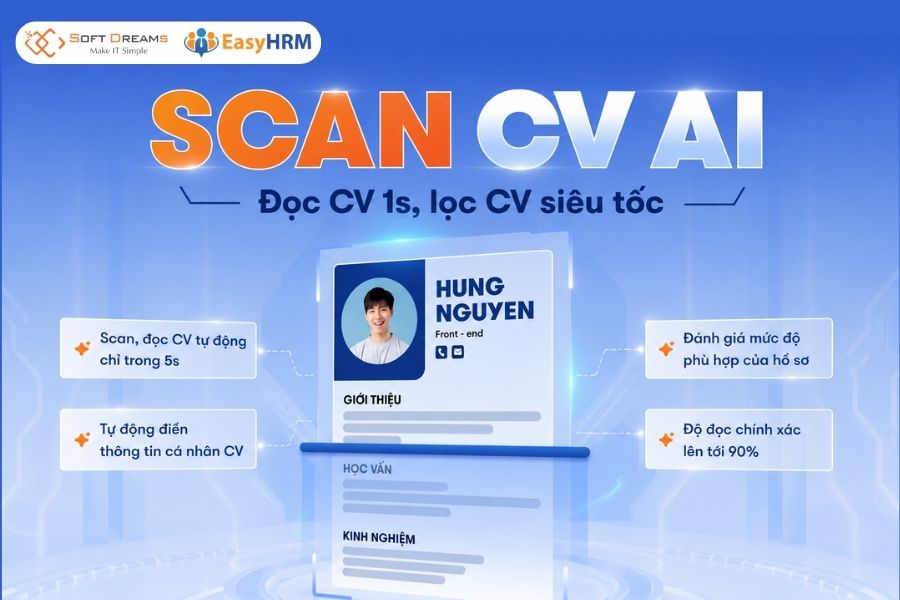 Chuyển đổi số trong tuyển dụng với EasyHRM