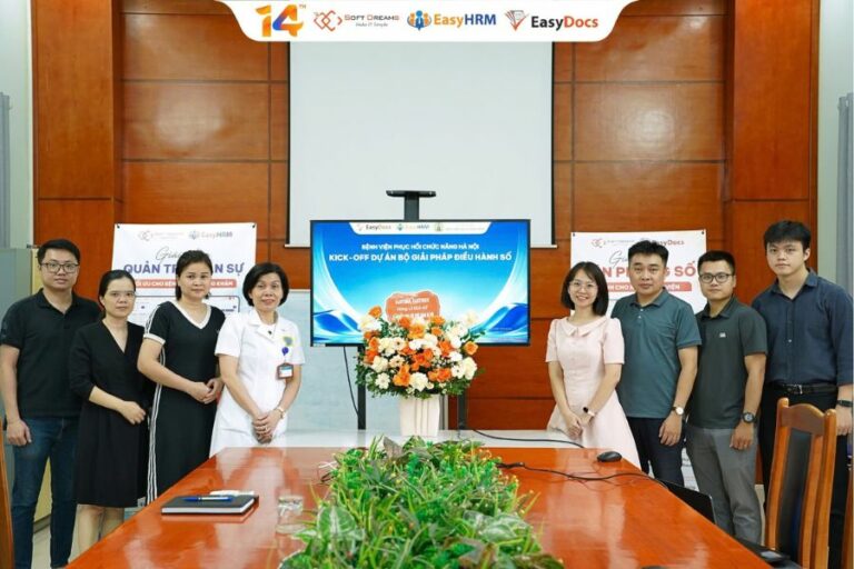 EasyHRM x EasyDocs x Bệnh viện Phục hồi chức năng Hà Nội_ Triển khai bộ giải pháp điều hành số cho 150 cán bộ, nhân viên y tế