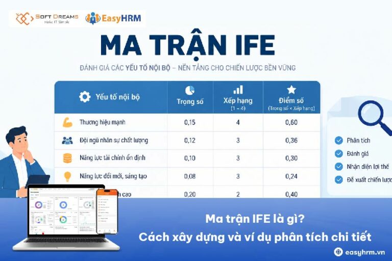 Ma trận IFE là gì? Cách xây dựng và ví dụ phân tích chi tiết