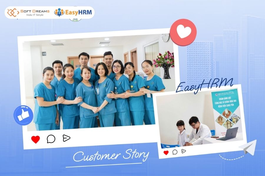 Phần mềm chấm công cho bệnh viện - Bệnh viện Đa khoa Xanh Pôn