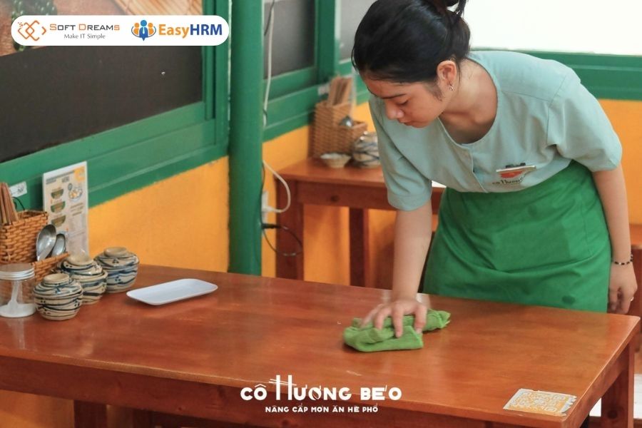 Phần mềm chấm công cho chuỗi F&B - CHB Food