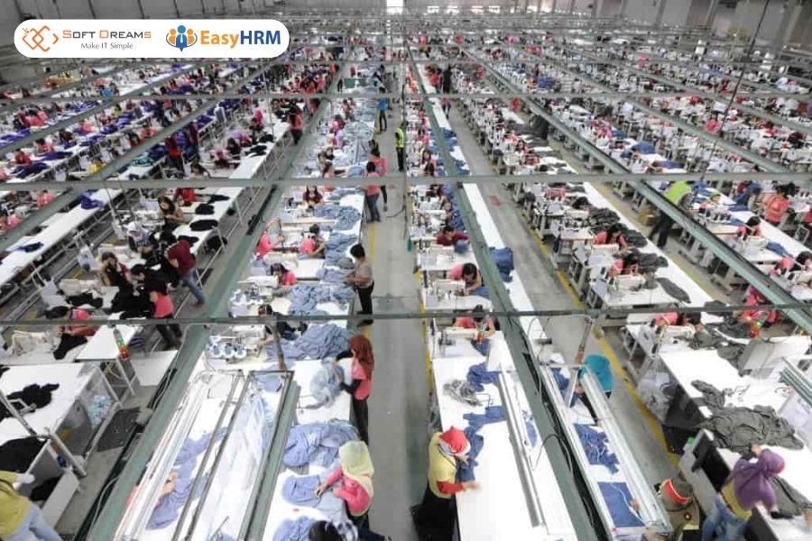 Số lượng nhân công lớn biến động cao