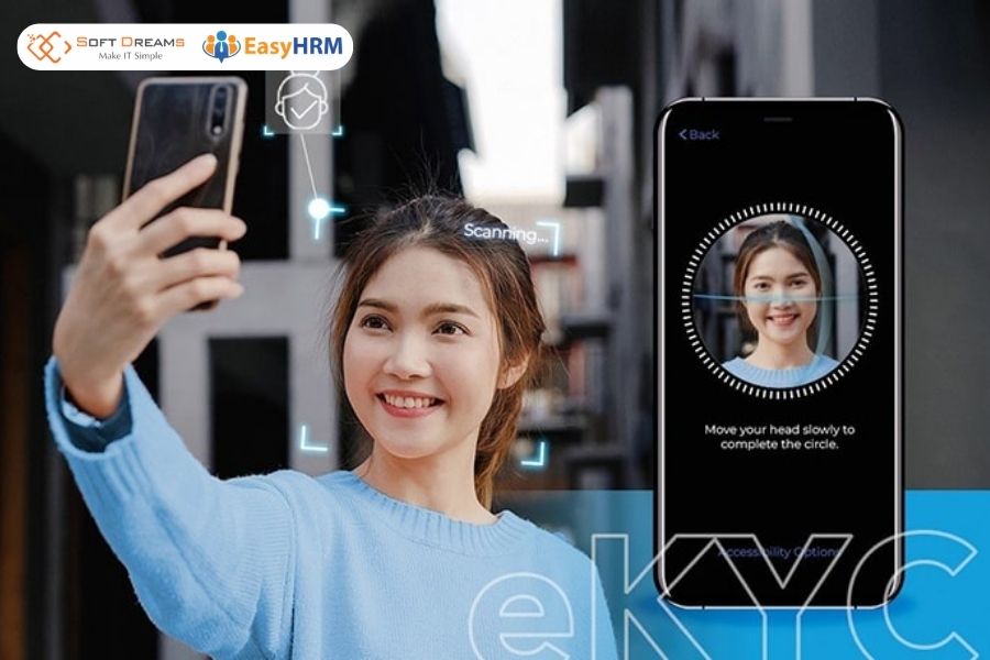 Chấm công khuôn mặt công nghệ ekyc chống gian lận