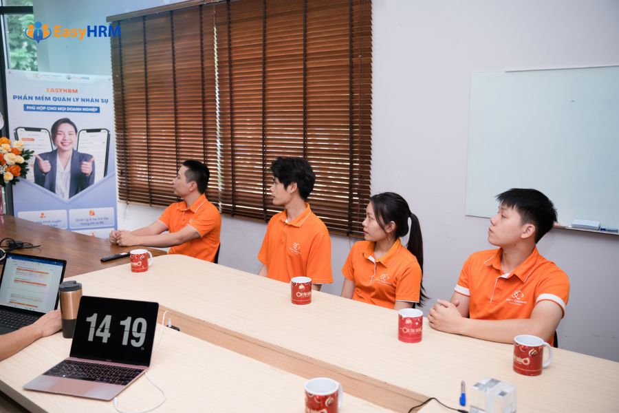 Đội ngũ EasyHRM khu vực Đà Nẵng trực tiếp phụ trách dự án