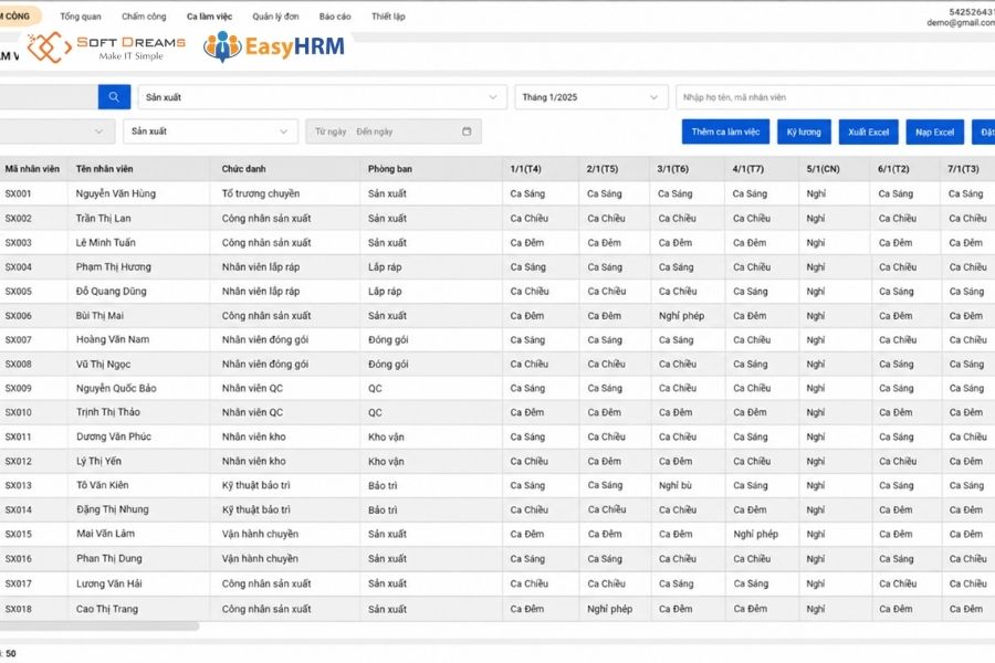 Giải pháp quản lý công lương tự động EasyHRM