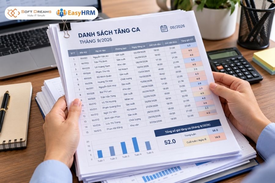 Quản lý tăng ca nhân viên là gì?